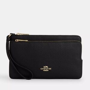 Coach Double Zip Wristlet